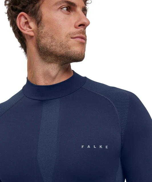FALKE W Turtleneck Herr Cykeltröja Space Blue, Str. XL 