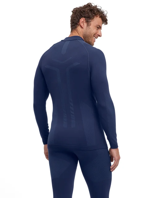 FALKE W Turtleneck Herr Cykeltröja Space Blue, Str. XL 