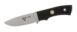 Fällkniven TK2 Läder Kniv Svart/Silver