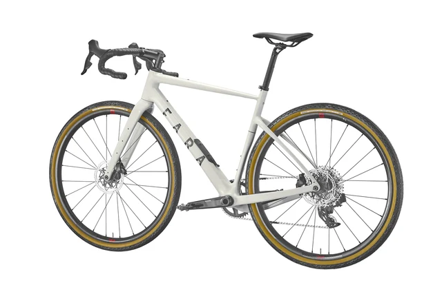 Fara F/Gravel Element Gravelcykel Off White, Str. S/49 