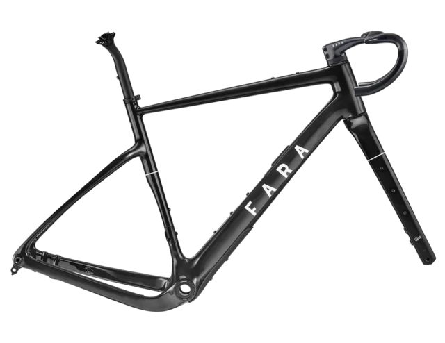Fara Gr4 Rammesett Translucent Black, Str. S/49 cm 