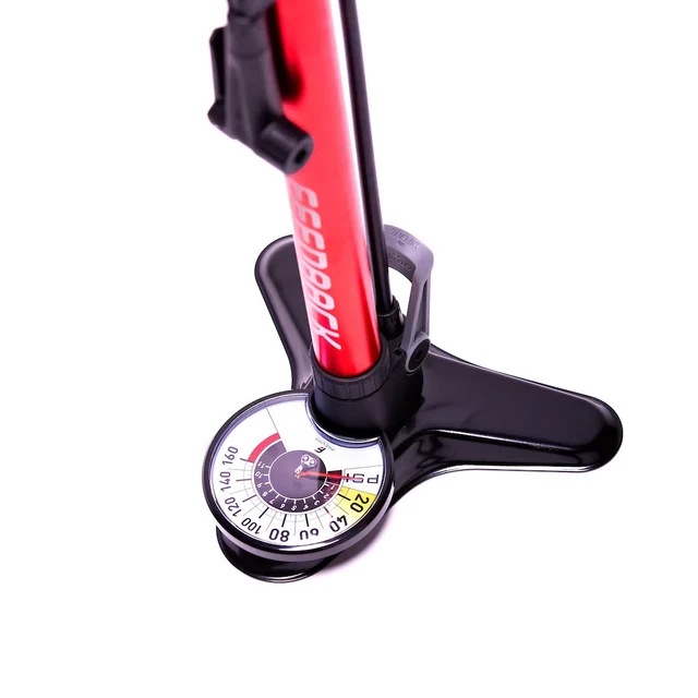 Feedback Sports Pneuma CC Gulvpumpe Rød 