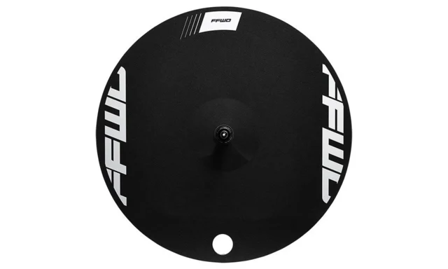 FFWD Disc 1K Carbon Platehjul White, Tubular, 11s, Shimano, Felgbrems 