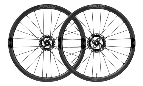 FFWD Drift Control Hjulsett Sort, Karbon, Clincher/TL, 36mm