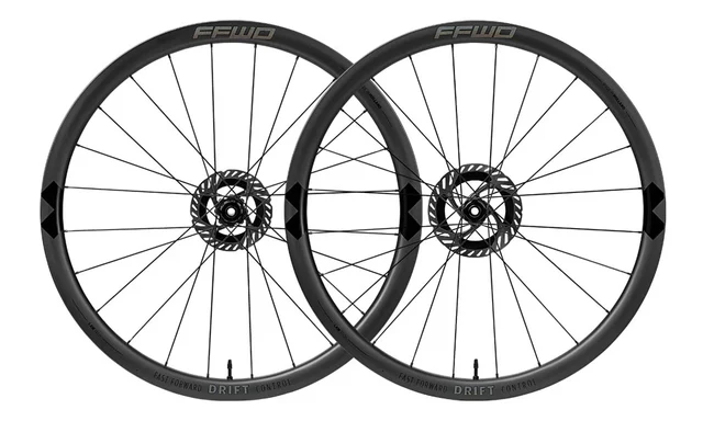 FFWD Drift Control Hjulsett Sort, Karbon, Clincher/TL, SHIM 11s 