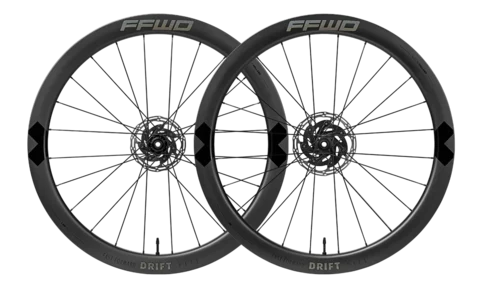 FFWD Drift Pace Hjulsett Sort, Karbon, Clincher/TL, 48mm