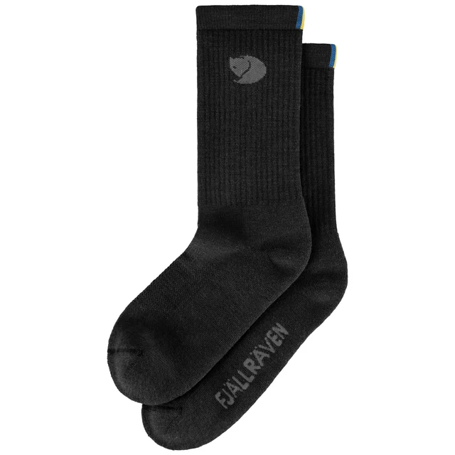 Fjällräven Wool Sock Sokker Black, Str. S 