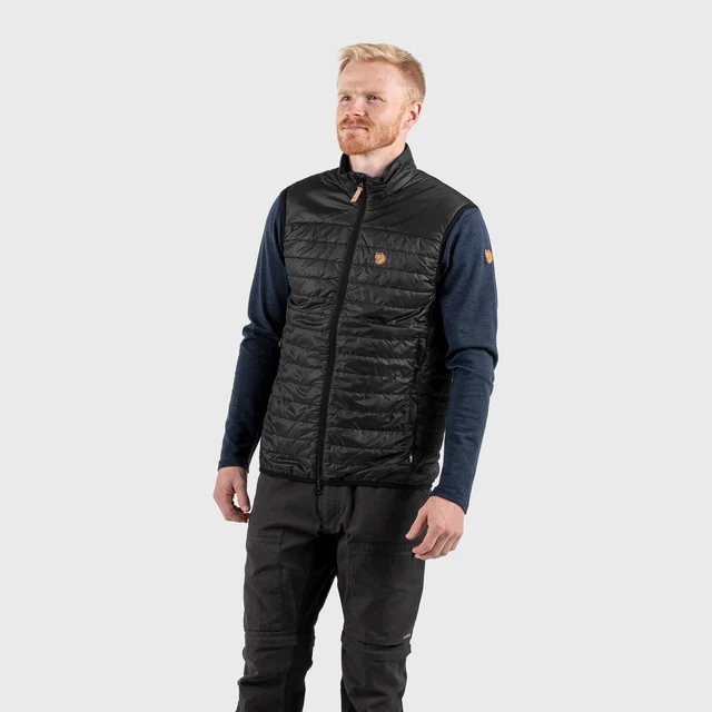 Fjällräven Abisko Padded Herre Vest Black, Str. S 