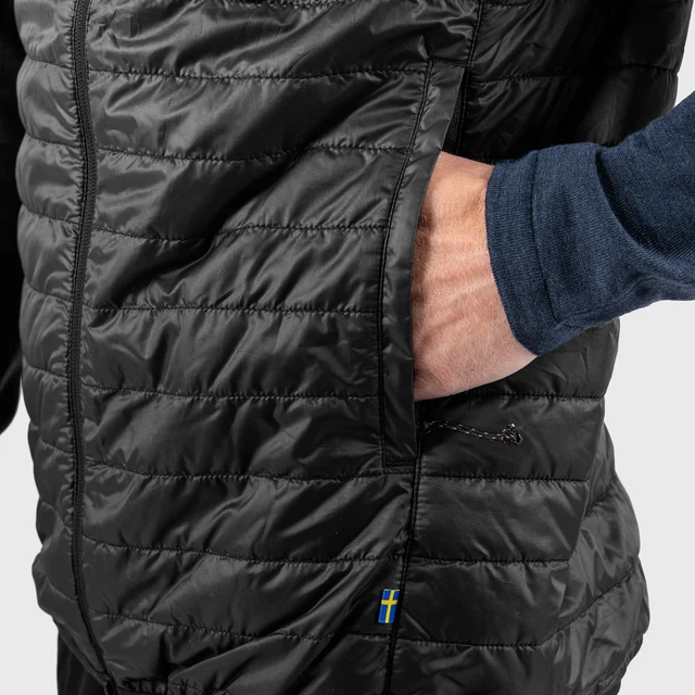 Fjällräven Abisko Padded Herre Vest Black, Str. S 