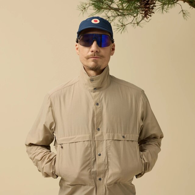 Fjällräven Hoja Rider’s Wind Jakke M Fossil, Str. XL 