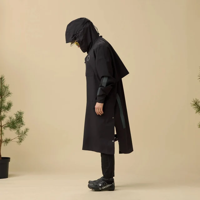 Fjellreven Hoja Rain Poncho Black, Str. L/XL 