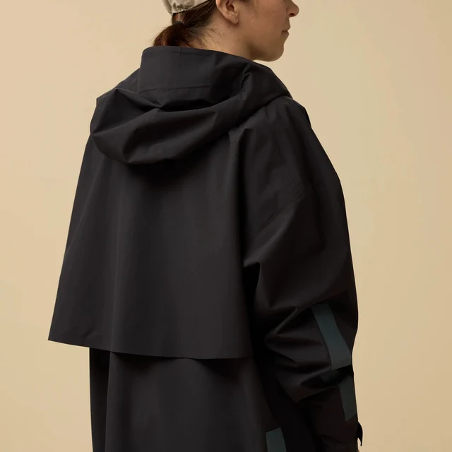 Fjellreven Hoja Rain Poncho Black, Str. L/XL 