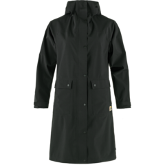 Fjällräven Vardag Rain Parka W Jakke Black, Str. XS