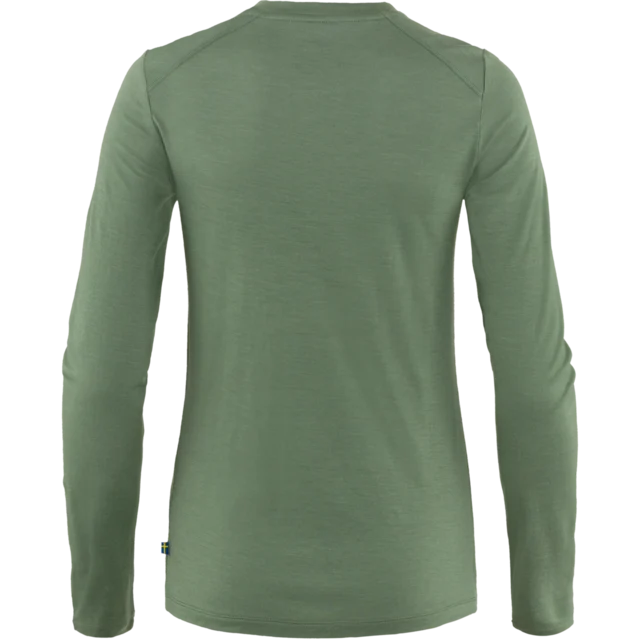 Fjellreven Abisko Wool LS W Undertrøye Dark Navy, Str. S 