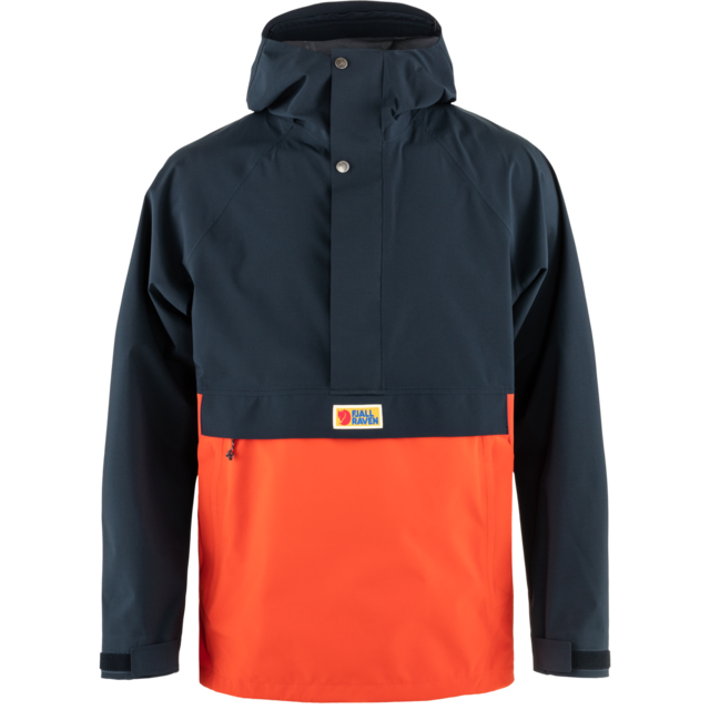 Fjällräven Vardag Hydratic Anorak Jakke Dark Navy-Flame Orange, Str. XL 