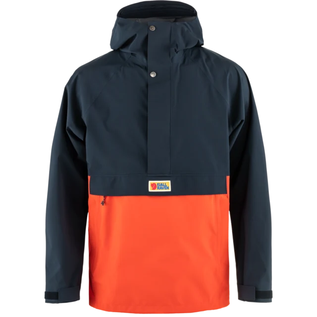 Fjällräven Vardag Hydratic Anorak Jakke Dark Navy-Flame Orange, Str. XXL 