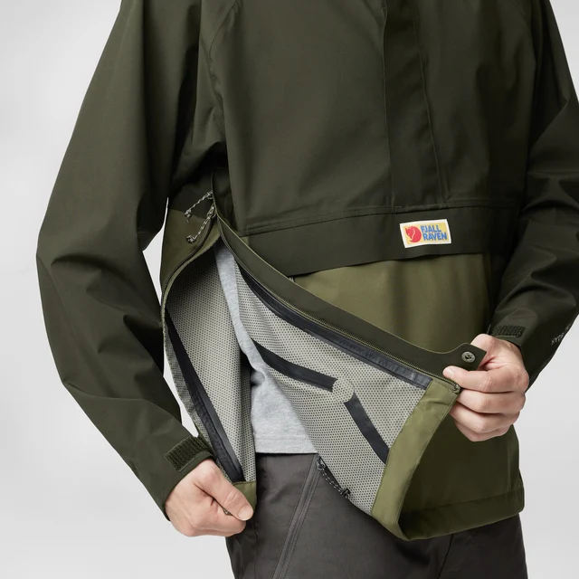 Fjällräven Vardag Hydratic Anorak Jakke Dark Navy-Flame Orange, Str. XXL 