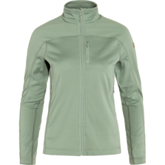 Fjällräven Abisko Lite Fleece W Jacka Misty Green, Str. L