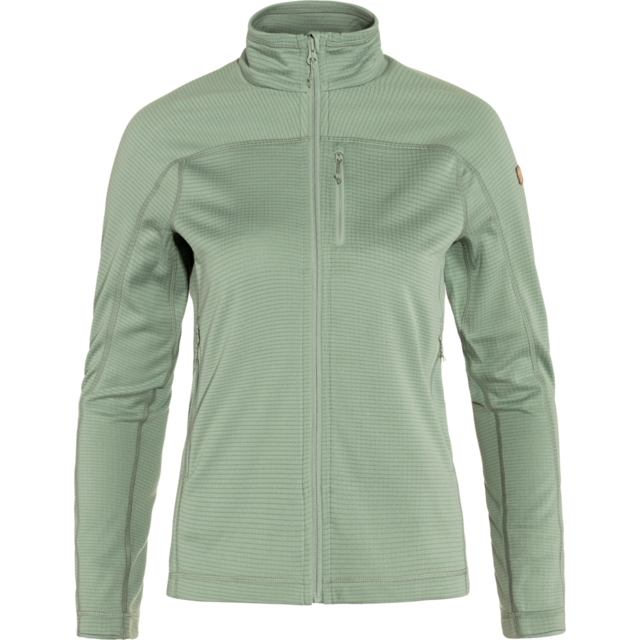 Fjällräven Abisko Lite Fleece W Jacka Misty Green, Str. L 