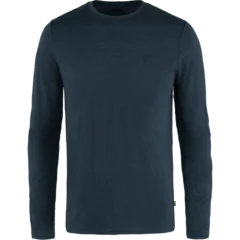 Fjellreven Abisko Wool LS Undertrøye Dark Navy, Str. S