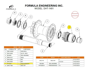 Formula FH-522A Boss Sram XD, DHT-1481