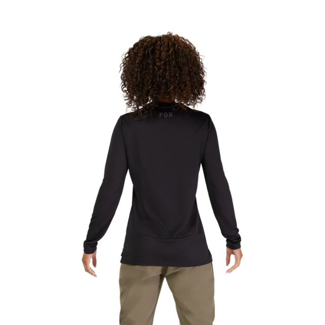 Fox Ranger Head LS Dame Sykkeltrøye Sort, Str. XS 