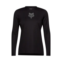 Fox Ranger Head LS Dame Sykkeltrøye Sort, Str. XS