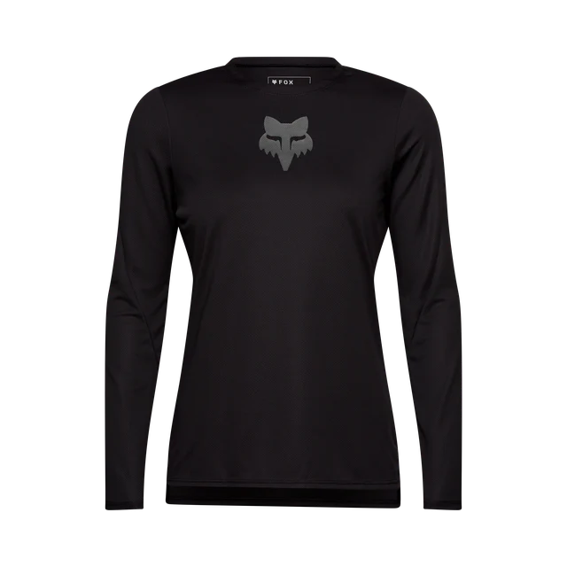 Fox Ranger Head LS Dame Sykkeltrøye Sort, Str. XS 