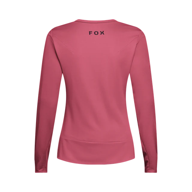 Fox Ranger Head LS Dame Sykkeltrøye Berry-Rød, Str. XS 