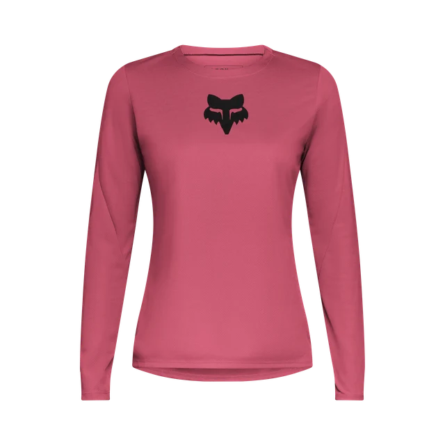 Fox Ranger Head LS Dame Sykkeltrøye Berry-Rød, Str. XS 