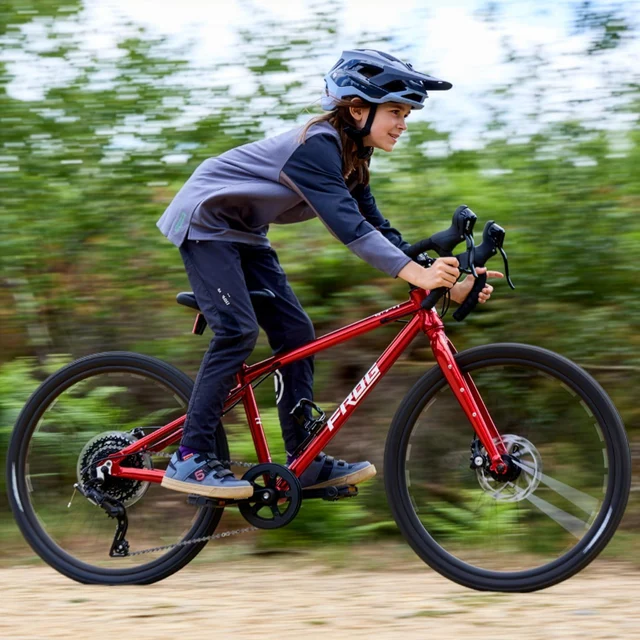 Frog Bikes Gravel 61 Barnesykkel Racing Red 