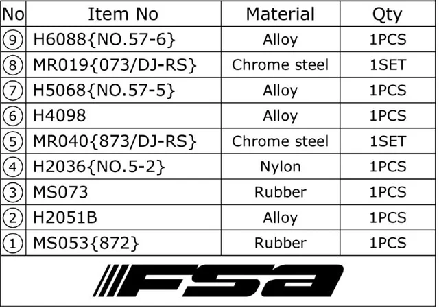 FSA Orbit 1.5E ZS Tapered Styrelager Sort, 1-1/8"->1.5", 50/62 mm, 124,6 g 
