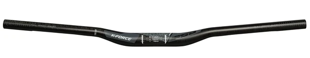 FSA K-Force Riser Terrengstyre Sort, 700 mm, 18 mm rise, Karbon, 180 g 