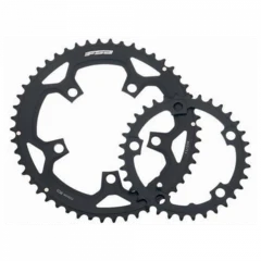 FSA Alloy 39T Drev Sort, 2x, 39T, 130 BCD, 5 hull