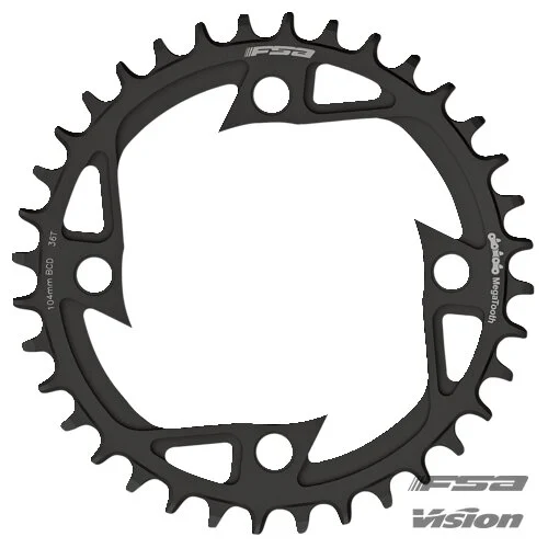 FSA E-Bike Megatooth WB467 Drev Svart, 104 BCD x 42T 