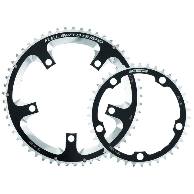 FSA Super Road 53T Drev Sort, 130 BCD, 53T, 5 hull 