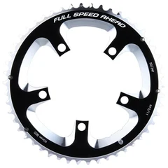 FSA Super 50T Yttre Drev Sort, 2x, 50T, 110 BCD, 5 hull