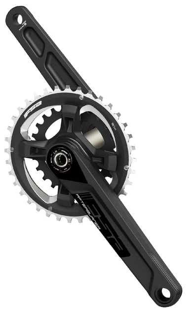 FSA Afterburner Modular Dobbel Kranksett Sort, 175 mm, 36/26T 