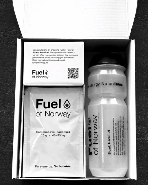 Fuel of Norway Bicarbonat Starterpack 6x15g bicarbonat + 1 spesialflaske 