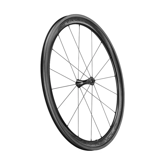 Campagnolo Bora WTO 45 Hjulset Dark, Clincher, Campa 9-12s, 1496 g 