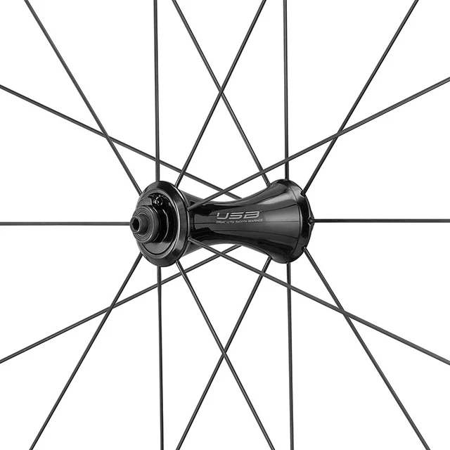 Campagnolo Bora WTO 45 Hjulset Dark, Clincher, Campa 9-12s, 1496 g 