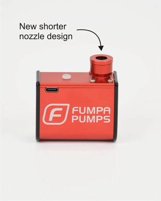 nanoFumpa Elektrisk Cykelpump Elektrisk Minipump, 8,2 bar, 100g 