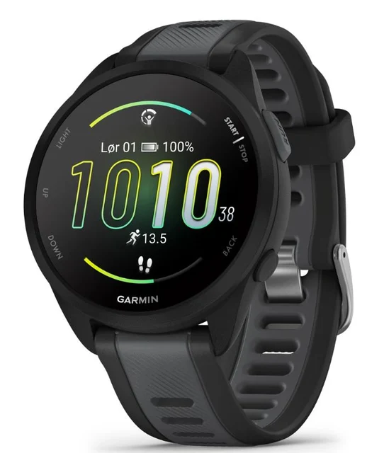 Garmin Forerunner 165 Music Klokke Sort/skifergrå 