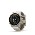 Garmin Fenix 8 AMOLED 43mm GPS Klokke Soft Gold/Dark Sand Band
