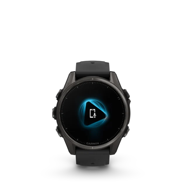 Garmin Fenix 8 AMOLED 43mm GPS Klokke Carbon Grey Ti/Pebble Grey Band 
