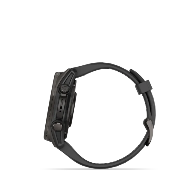 Garmin Fenix 8 AMOLED 43mm GPS Klokke Carbon Grey Ti/Pebble Grey Band 