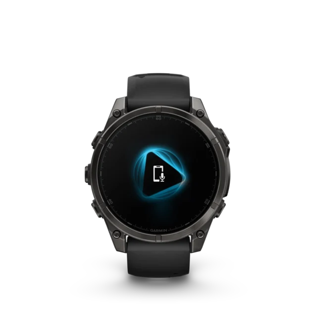 Garmin Fenix 8 AMOLED 47mm GPS Klokke Carbon Grey Ti/Pebble Grey Band 
