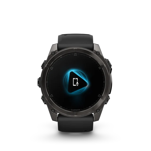 Garmin Fenix 8 AMOLED 51mm GPS Klokke Carbon Grey Ti/Pebble Grey Band 