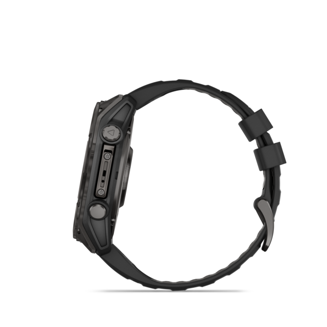 Garmin Fenix 8 AMOLED 51mm GPS Klokke Carbon Grey Ti/Pebble Grey Band 