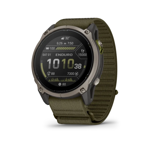 Garmin Enduro 4 51mm Sportsklokke 1,4" Skjerm, Titan, Lang batteritid 